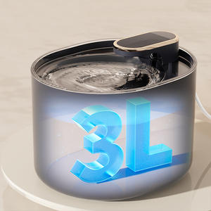 Fuente de agua para gatos, dispensador de agua automático de 3L con luz LED, fuente de agua potable ultrasilenciosa para mascotas, Alimentador automático para mascotas - Product Image 3