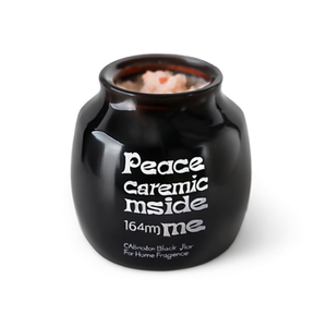 Frasco de Cerámica para Aromatizar el Hogar, 164 mm de Diámetro, Color Negro, para Fragancia del Hogar - Product Image 2