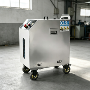 Machine <span class=keywords><strong>de</strong></span> sablage à glace sèche avec <span class=keywords><strong>kit</strong></span> <span class=keywords><strong>de</strong></span> buses ergonomiques réduit la fatigue <span class=keywords><strong>de</strong></span> l'opérateur lors du nettoyage des plafonds et des conduits. - Product Image 3