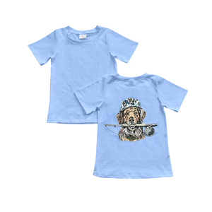 Conjunto de ropa de verano para bebé niño con estampado de peces y rayas verdes, estilo boutique personalizado BSSO2001, conjunto de manga corta al por mayor. - Product Image 5