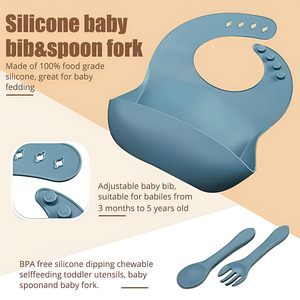 6 pièces/ensemble bébé alimentation <span class=keywords><strong>manger</strong></span> fournitures Silicone aspiration divisé assiette bébé bavoirs ventouse bol/bébé vaisselle ensemble pour tout-petit - Product Image 4