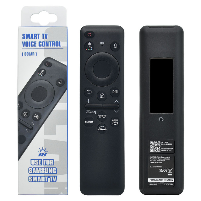 BN59-01455A Solar-Powered Remote Control Compatible with Samsung Smart TV Wireless Voice Remote Control