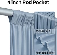 Rideaux de fond de scène de mariage personnalisables, durables, écologiques, en polyester, tissu extensible 3D, sans plis, effets lumineux romantiques
