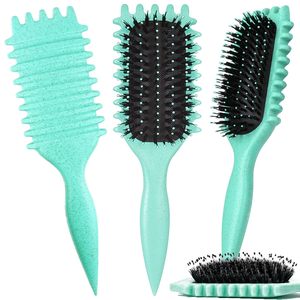 Produits populaires : Brosse démêlante et coiffante en paille de blé écologique pour le contrôle des frisottis et la définition des boucles - Product Image 1