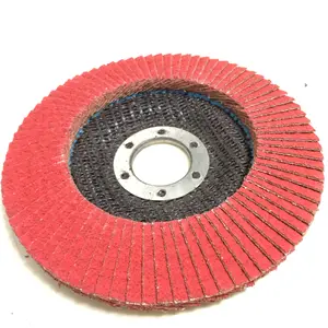 Excellent sharpening 115*22mm 4.5 inch Ceramic Abrasive Flap Disc for Automobile manufacturing metal