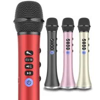 Devouloir L-698 15W rose/noir/doré/rouge vintage portable sans fil karaoké FM microphone émetteur
