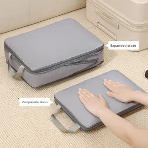 Sacs de rangement <span class=keywords><strong>sous</strong></span> <span class=keywords><strong>vide</strong></span> <span class=keywords><strong>pour</strong></span> le voyage-8 cubes d'emballage de compression <span class=keywords><strong>pour</strong></span> <span class=keywords><strong>valise</strong></span>, organisateurs en tissu peu encombrants <span class=keywords><strong>pour</strong></span> vêtements - Product Image 2