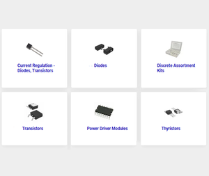 Transistores BOM Adecuados, NPN, PNP, MOSFET, FET, Tiristores, Componentes Esenciales, Paquetes de Montaje a Través de Orificio, Semiconductores Discretos - Product Image 1