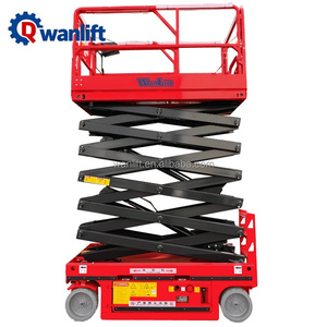 Lift Gunting Listrik Tenaga Sendiri Bersertifikasi CE dengan Kapasitas 230-2000KG dan Tinggi Angkat 3m-20m untuk Penggunaan Dalam/Luar Ruangan - Product Image 1