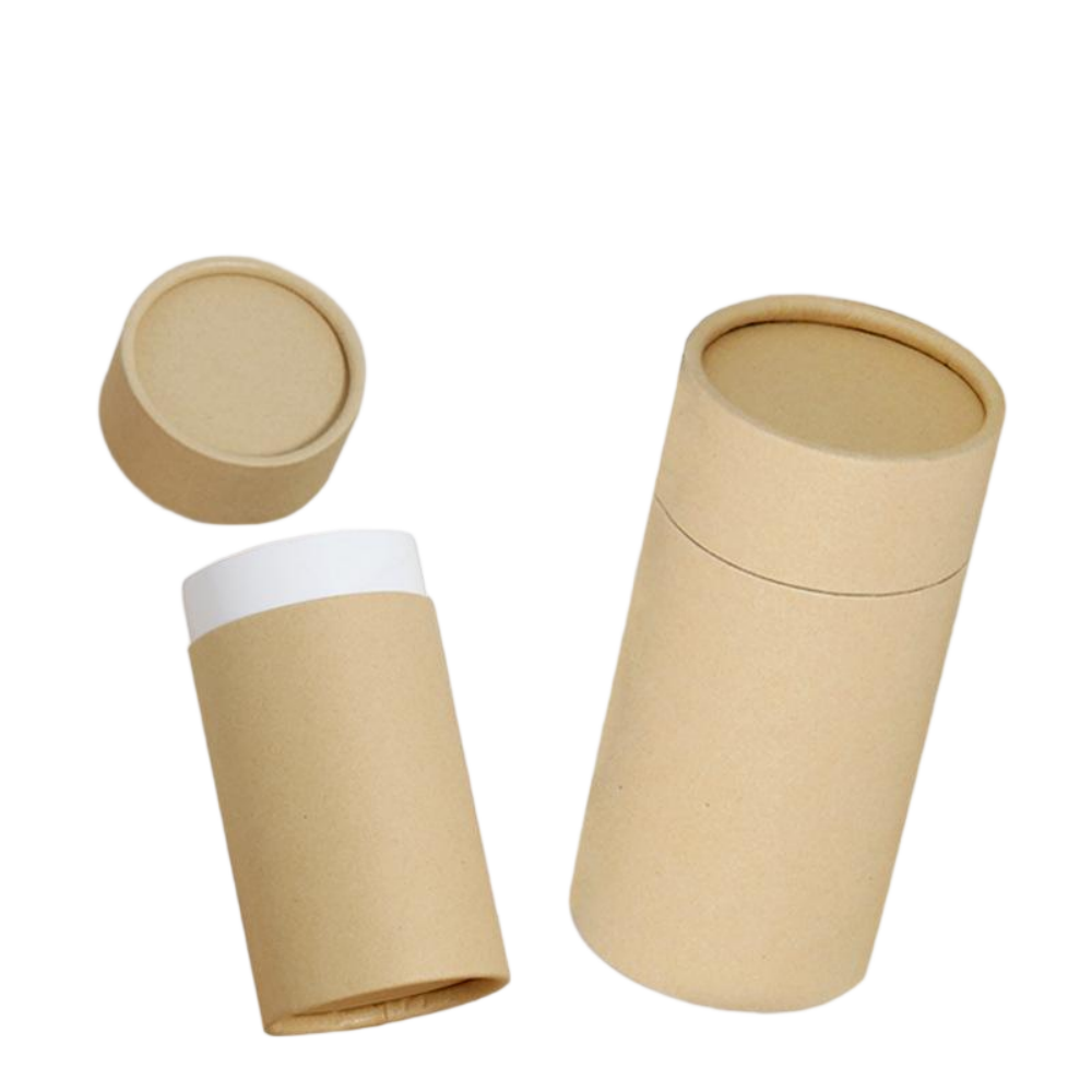 5/10/20/30/50/100ml Biodegradable Cardboard Tube Custom Logo Printed Paper Tube for Essential Oil Bottle Cigars Gift Packaging