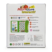 Livre Électronique Interactif 2 en 1 Français-Anglais pour Enfants et Parents, Jouet Livre Sonore Parlant Éducatif