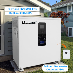 แบตเตอรี่ลิเธียม628Ah 32kwh สำหรับ All-in-one <span class=keywords><strong>ESS</strong></span> 51.2V พร้อมอินเวอร์เตอร์ AC380V 12KW สามเฟสอินเวอร์เตอร์ WiFi จัดเก็บพลังงานในบ้าน - Product Image 1