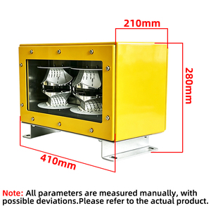 Luz de Advertencia Estroboscópica Blanca de Alta Intensidad LED para Obstrucciones Aéreas, IP65 Impermeable, para Torres, Edificios Altos y Grúas - Product Image 2