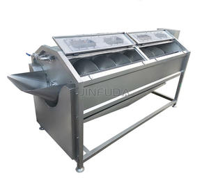 เครื่องปอกและปอกเปลือกมันฝรั่งหัวบีบสำหรับล้างผักรากแปรงแบบอุตสาหกรรมเครื่องปอกมันฝรั่งหัวไชเท้าแครอทหัวไชเท้า - Product Image 4