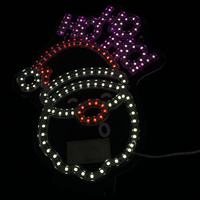 Panneau lumineux LED en cuivre HFY-Letter Board, 5V DC, multicolore, haute luminosité CRI90, garantie 3 ans