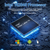 Mini PC Industrial con Doble LAN, 4 USB, 2 COM, Intel Celeron N2840, con Windows 11/Linux Integrado, RAM DDR3, Disco Duro SSD, Nuevo