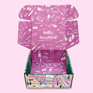 Custom Logo <strong>Corrugated</strong> Cardboard Shipping <strong>Carton</strong> <strong>Box</strong> Matt Lamination and Embossing for Clothes Shoes Socks Fur Packaging - Product Image 1