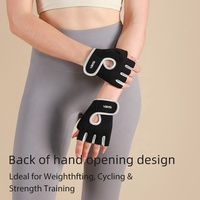 Gants d'entraînement unisexes demi-doigts VBOSi 3004 en néoprène avec paume antidérapante – Vente chaude usine pour cyclisme, gym, exercice – Ajustables