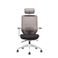 Nouvelle chaise de bureau ergonomique de qualité supérieure pour manager, chaise pivotante en maille pour PDG, chaise de direction avec accoudoirs réglables et appui-tête