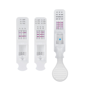 Kit de Teste Rápido de Fluído Oral DOA COC KET MD MA MET OPI TH C Reagentes para Teste de Drogas Baseados em Saliva - Product Image 3