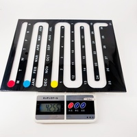 Ornement de table créatif pour la maison, calendrier perpétuel réglable et réutilisable en acrylique, décoration de salon, cadeau pour la maison