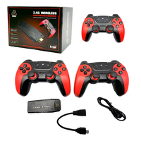 Control Remoto Inalámbrico 2.4G con Joystick para Dos Jugadores, para Simulador de PC, Android Box, Televisión Inteligente, Consola de Juegos