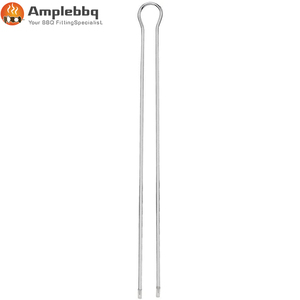 6 Brochetas Telescópicas de Acero Inoxidable en Forma de U de 12 Pulgadas, Antioxidantes, <span class=keywords><strong>con</strong></span> Doble Punta, para Barbacoa, <span class=keywords><strong>con</strong></span> Estuche de Tela para Guardar, para Parrilla - Product Image 2