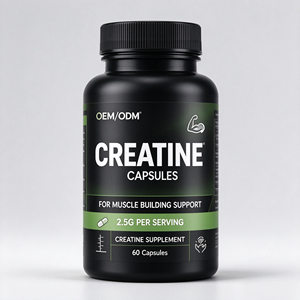 Capsules de créatine monohydrate micronisée 2,5 g par portion, complément de 60 capsules pour la musculation, OEM ODM - Product Image 1