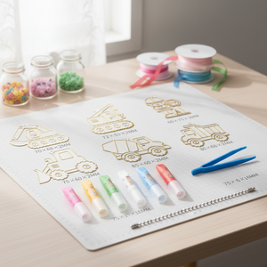 KSF 热销彩色DIY儿童卡通教育纸画玩具套装，含水彩笔和绘画玩具 - Product Image 6