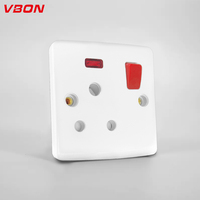 Nouvelle arrivée, prise à interrupteur 32A 3 broches avec voyant néon, prise électrique