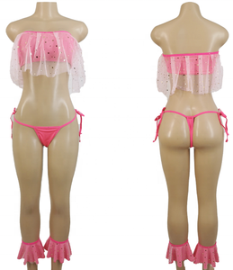 ELITES toptan Rhinestones egzotik dans giyim seksi iç çamaşırı büyük kız gece elbisesi - Product Image 1