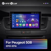 Prelingcar pour Peugeot 508 2012-2016 ans Android 12 moniteur de voiture carplay DSP RDS GPS intégré 2din radio lecteur dvd 5.1HI