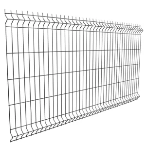 Demir tel çit çelik Panel Forti V katlama kaynaklı örgü paneli Pvc kaplı güvenlik eskrim