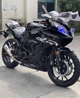 Moto sportive R400cc bicylindre refroidie par eau, moto à essence de rue avec une vitesse maximale de plus de 80 km/h, fabriquée en Chine