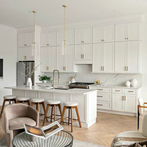 Nhà máy Mỹ Kho Giá cả phải chăng DIY tủ bếp sơn MDF tủ bếp cửa ra vào và ngăn kéo phía trước - Product Image 1