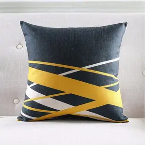 Hot Nordic Cushion Cover Soft Comfortable Pillowcase Geometric Printing Pillow Case Sofa Waist Throw Cushion Cover Home Decor