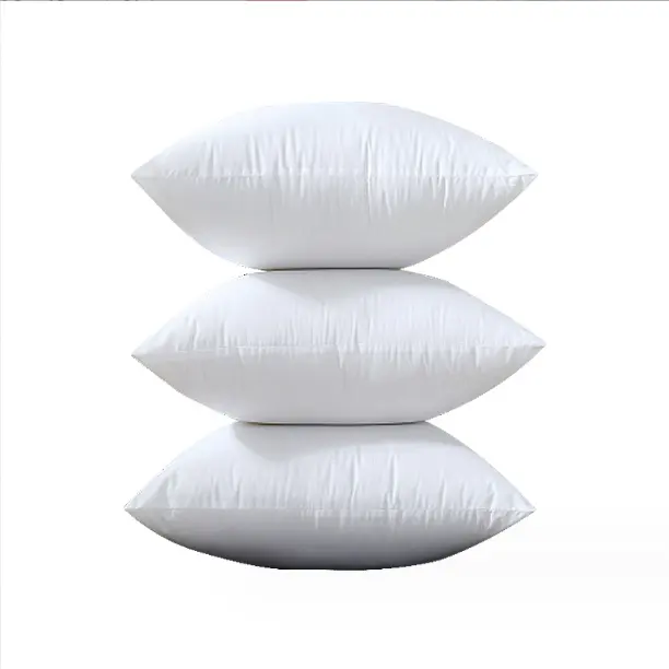 Toptan ucuz beyaz eklemek kanepe kare yüksek kalite özel boyut kare yastık atmak yastık