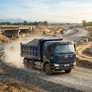 6x4 Highway Construction Dump Truck 500HP <b>10</b> Tires Left Right Drive Wide Cab Premium Tipper Africa Middle East - Product Image 1