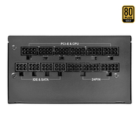 Alimentation de module complet de haute qualité Meiji 1200W gold medal (double interface de carte graphique/fil de 70cm de long/pleine tension)