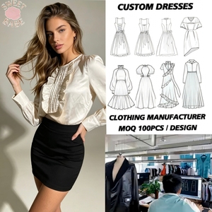 Blusa Elegante con Volantes y Pliegues para Mujer Talla Grande, Manga Larga, Cuello Redondo, para Uso Diario, Casual, Fiestas y Salidas - Product Image 1