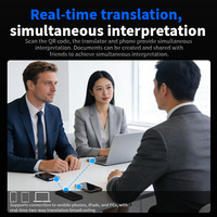 Dispositif de traduction linguistique IA, 150 langues, traduction vocale en temps réel, prend en charge la traduction vocale/texte/hors ligne/photo