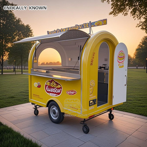 OEM <b>Ice</b> Cream <b>Small</b> Coffee Mobile Cart For Sale Europe USA Customized Food Trailer With Full restaurant Kitchen - Product Image 2