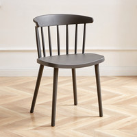 Chaises de salle à manger modernes, simples et colorées, tables et chaises de lecture, chaises de loisirs nordiques Windsor, avec dossiers