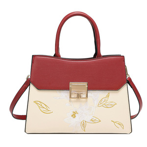 New High Quality Pu Leather Ladies Embroidery Messenger <b>Bag</b> Designer Handbags Luxury Shoulder Crossbody <b>Bags</b> for Women Tote <b>Bags</b> - Product Image 1