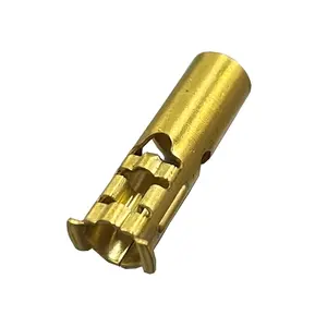 OEM Customized Auto Copper Cable Crimp Electrical Connector Female MaleTerminal Pin