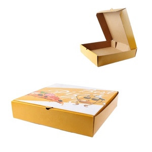 Boîte à pizza en carton ondulé noir de 10, 12, 13, 14, 16, 24 pouces, prix de gros, personnalisable avec logo - Product Image 3