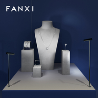 Ensemble d'accessoires de présentation de bijoux DIY FANXI original avec microfibre et couleur personnalisée pour les bijouteries