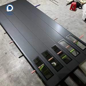 Puerta de Garaje Seccional Automática Residencial Optima Pretty con Puerta de Entrada - Product Image 1