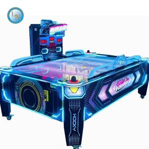 <span class=keywords><strong>Mesa</strong></span> De <span class=keywords><strong>Hockey</strong></span> De aire De madera portátil <span class=keywords><strong>Mesa</strong></span> De <span class=keywords><strong>Hockey</strong></span> De Aire máquina De juego De Arcade interactivo que funciona con monedas bolas De disco De <span class=keywords><strong>Hockey</strong></span> sobre hielo - Product Image 3