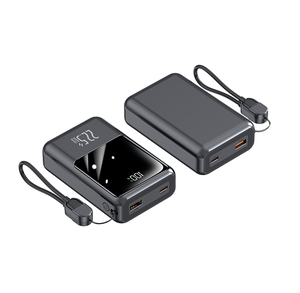 Batería Externa de Alta Capacidad 20000mAh con Carga Rápida PD22.5, Cable Integrado, Estación de Carga - Product Image 6